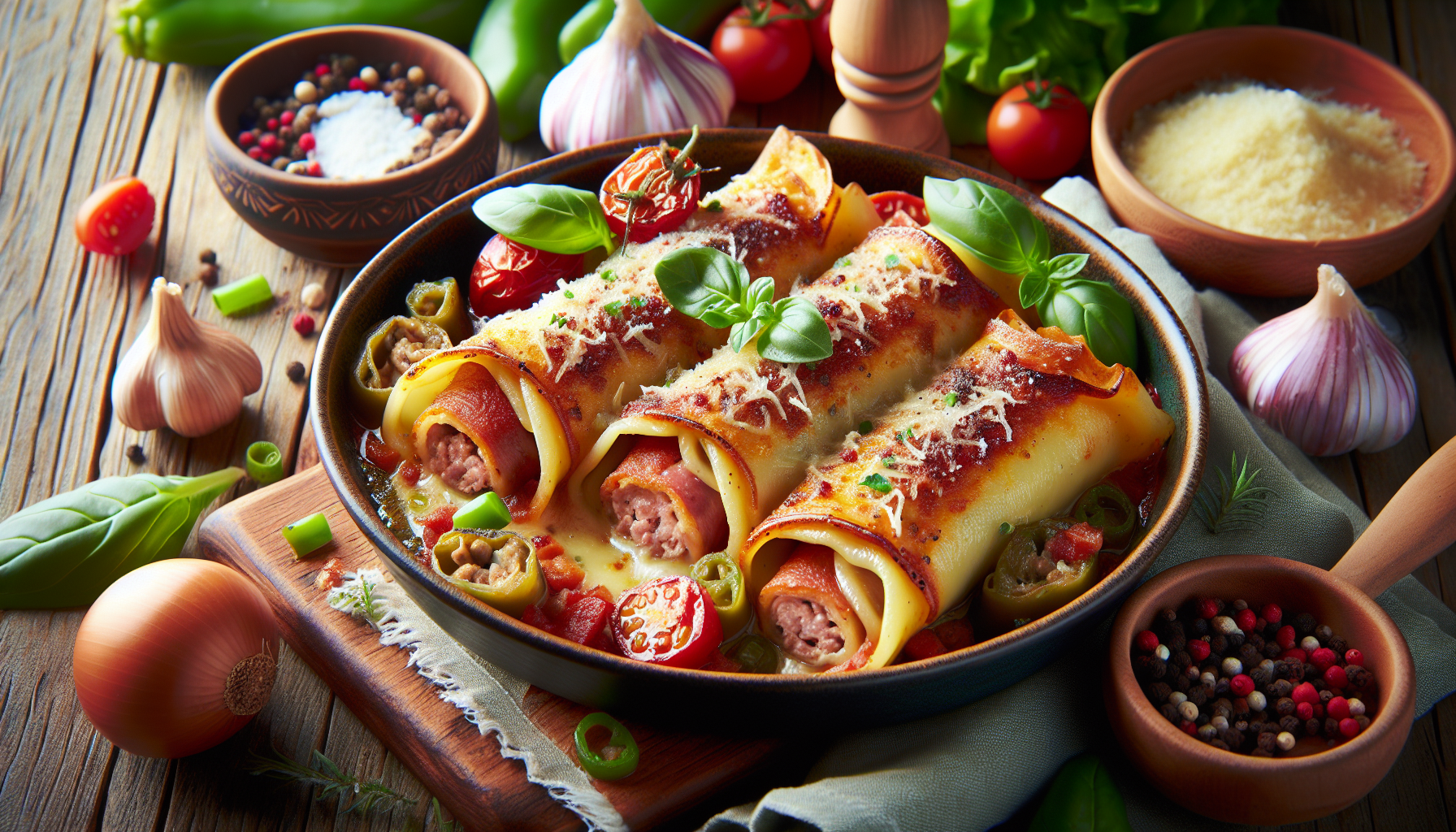 Cannelloni di carne ripieni